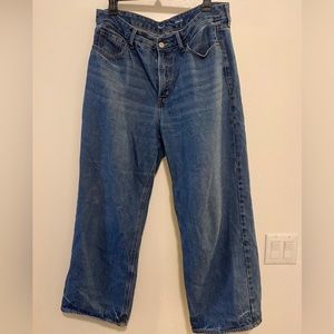 Old Navy extra high waist wide leg jeans sz 12